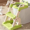 Cartoon Frog Children's Portable Toilet Seat Staircase Children's Pot Kids Urinal Baby Potty Urinal for Children Potty Training 1