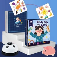 Crazy Flip Card Cognition Matching Game Reaction Brain Memory Training Interactive Table Game Kids Montessori Educational Toys 2