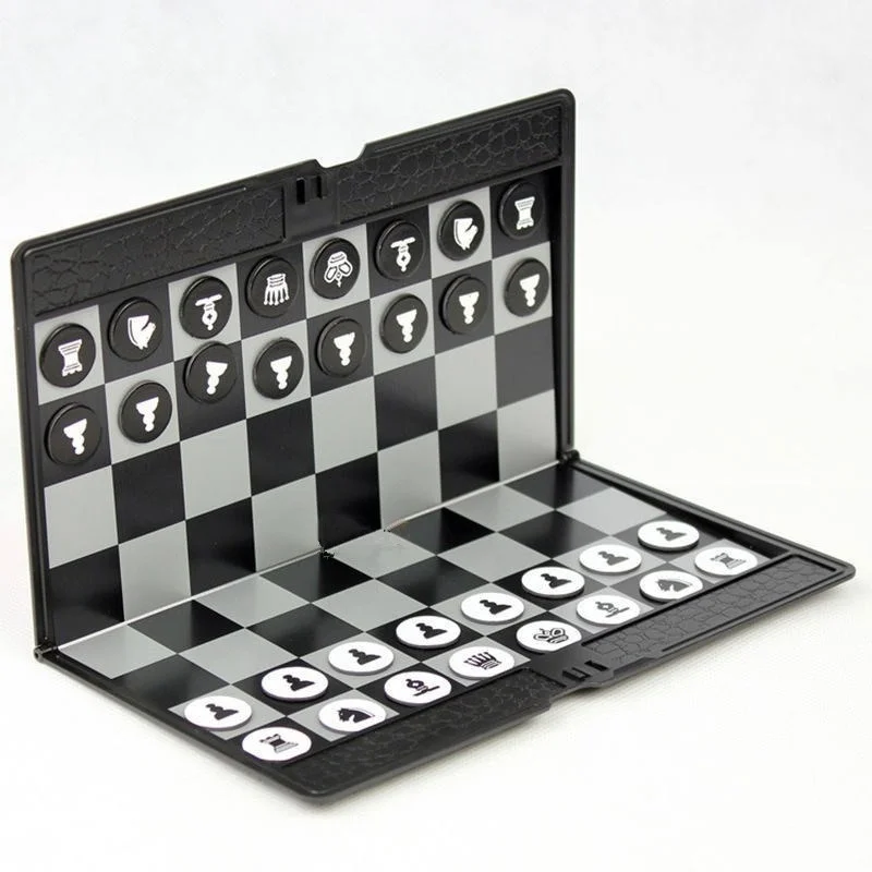 

Family Party Children Chess Magnetic Travel Chess Board Games Folding Chinese Checkers Xadrez Tabuleiro Jogo Children Board Game
