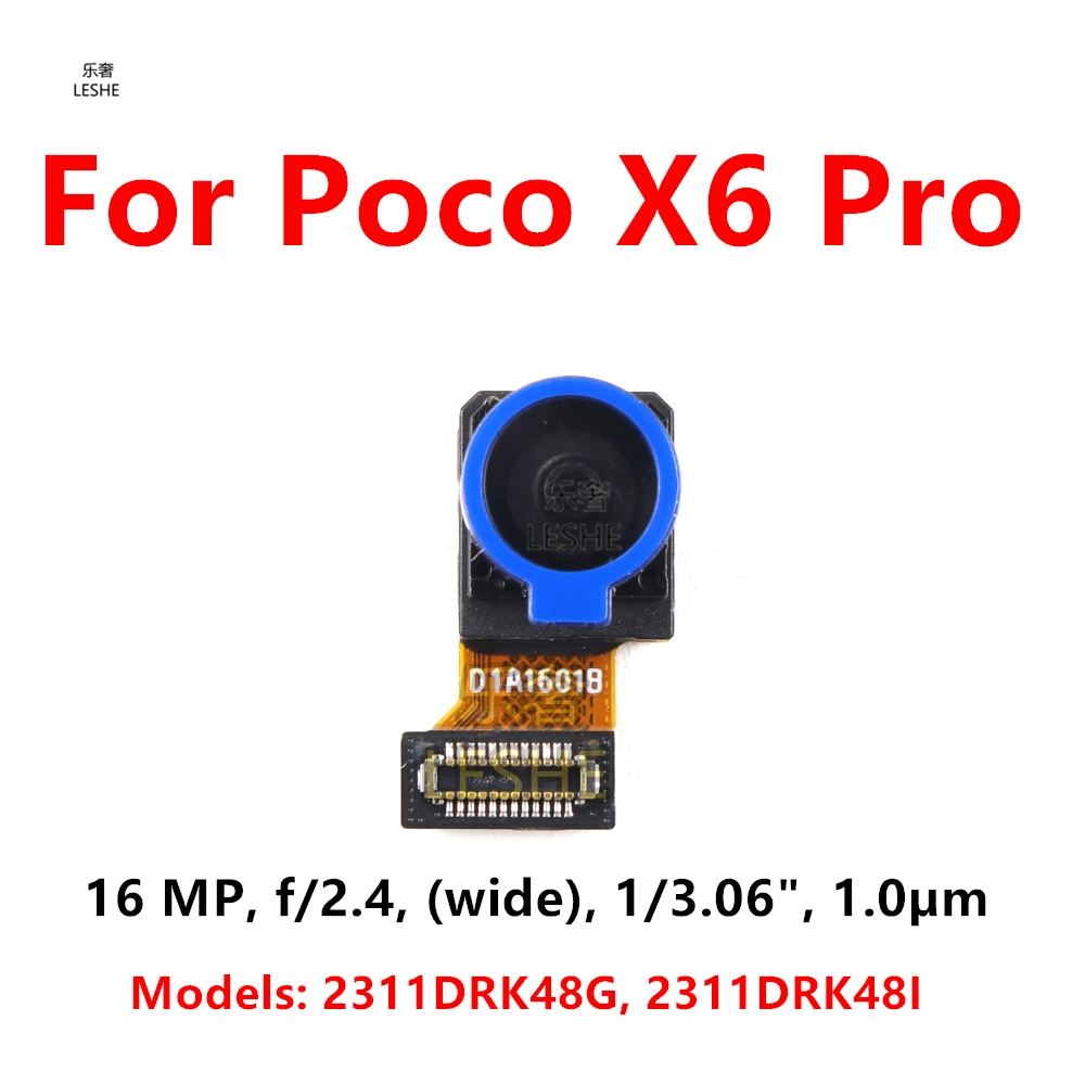 Back Rear Front Camera For Xiaomi Poco X6 Pro Main Wide Macro