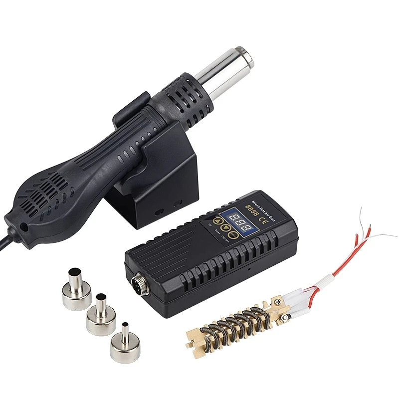 JCD 8858 Hot Air Gun Micro Rework Soldering Station LED Digital Hair Dryer For Soldering 700W Heat Gun Welding Repair Tools