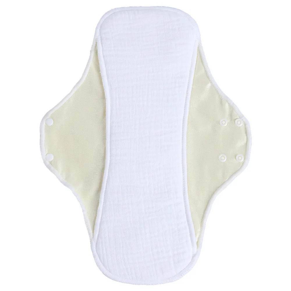 AIO 1PCS 25*33cm Microfiber Women's Sanitary Pad Comfortable & Breathable TPU Coated Waterproof & Leak-Proof Sanitary Pad