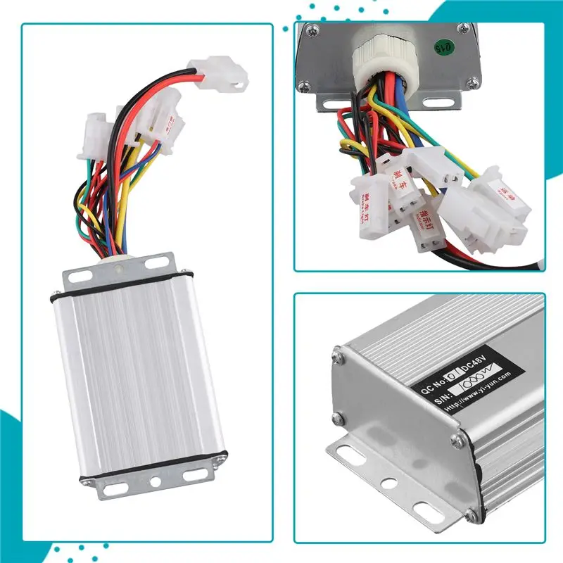 AUAU-DC48V 1000W 브러시드 모터 컨트롤러 전기 자전거 속도 컨트롤러 자전거 스쿠터 세트 전기 자전거 모터 컨트롤러