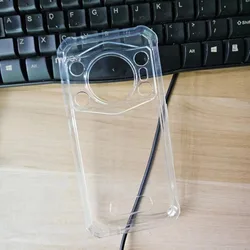 Ultra-Thin Black Transparent TPU Silicone Phone Case - Protective Soft Cover Shell for Oukitel WP22 (Transparent)