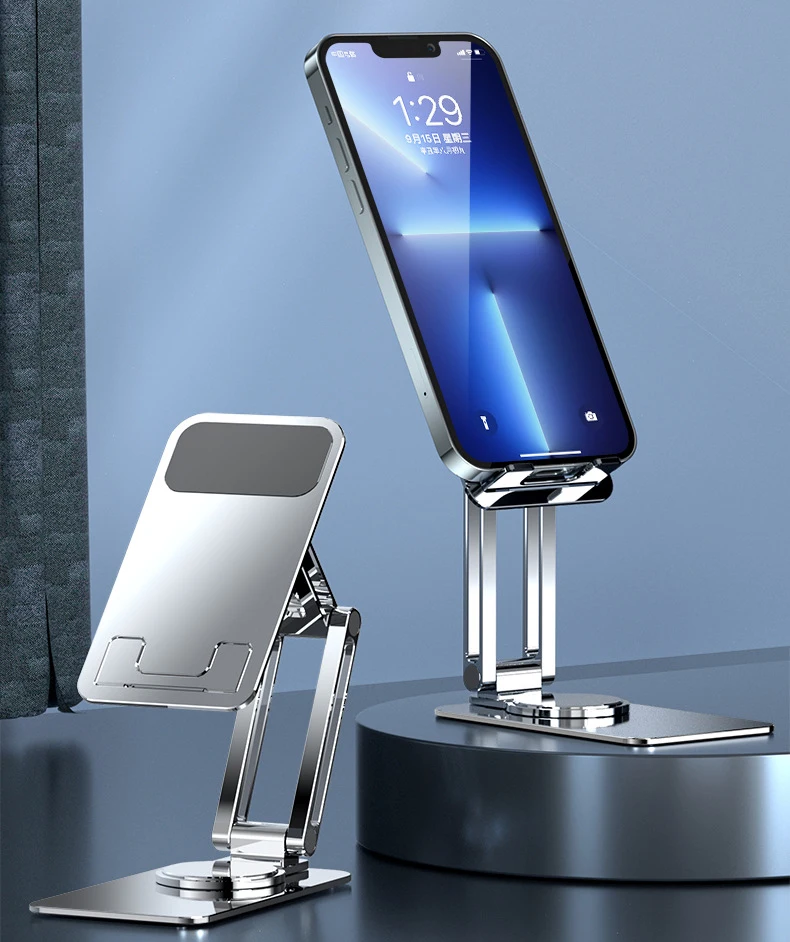 Universal Smartphone Stand Desk Bracket Foldable Adjustable Tablet Phone Holder Aluminium Alloy Non-slip Laptop Stand Support