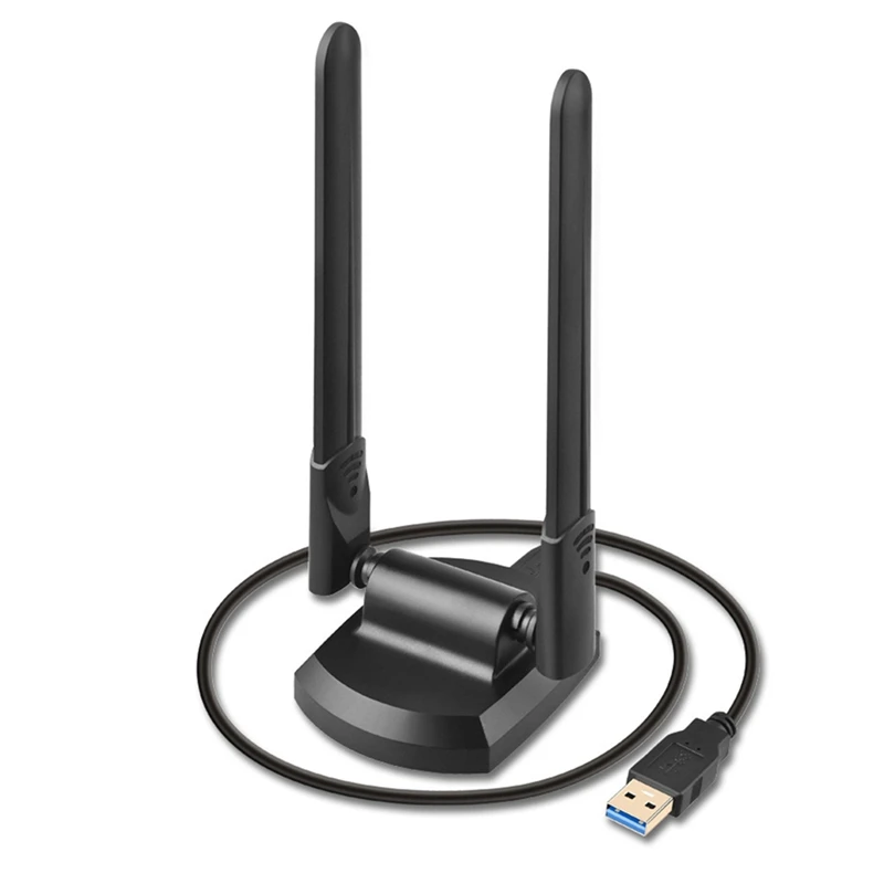 

Беспроводная сетевая карта AX5400M, 1 шт., без драйвера, черный USB3.0, настольный компьютер, детской/6G, беспроводной приемник-передатчик Wi-Fi