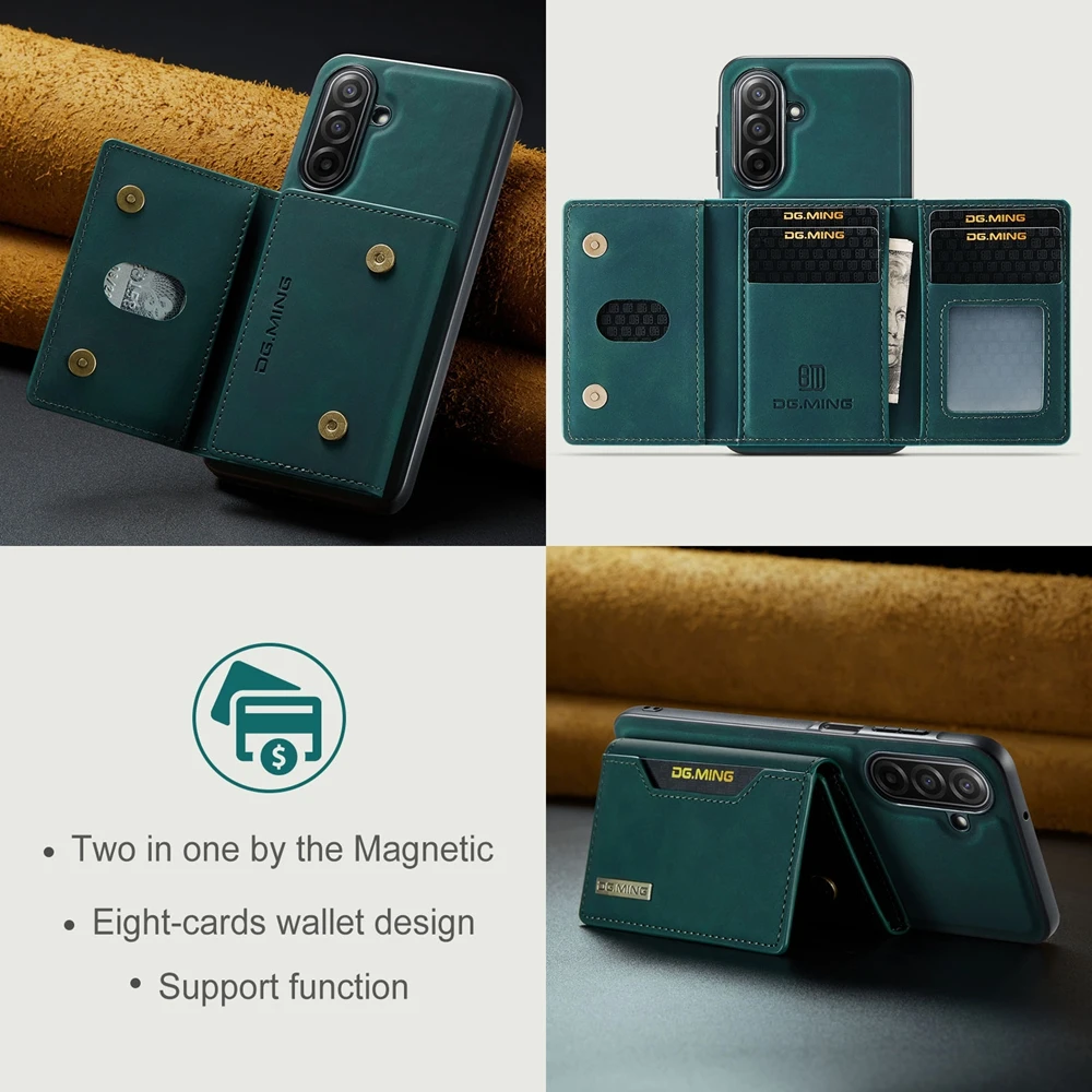 Versatile 2-in-1 Leather Card Holder and Protective Phone Case