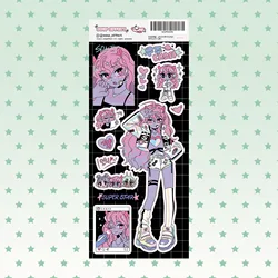 Korean Cartoon Stickers: Cute Girl Character Decorative Pack for Diaries and Scrapbooks (05)
