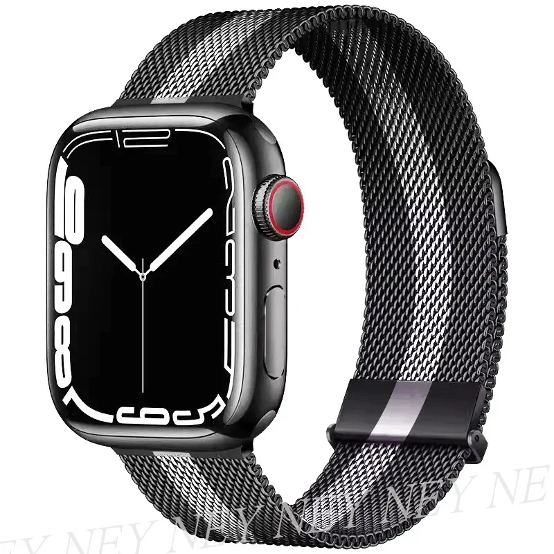 Elegant Milanese Loop Metal Watch Band Strap