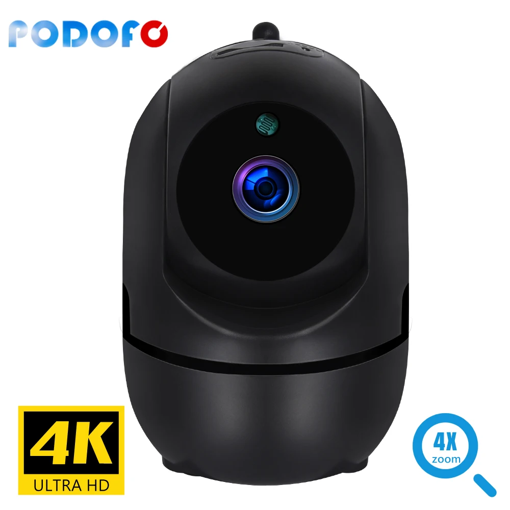 

2MP Outdoor Security Wifi Camera Night Vision Full Color Surveillance Cameras Auto Tracking CCTV Camera Survalance Baby Monitor