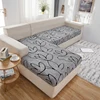 Milk silk flower sofa cushion set lazy sofa cushion dust cover combination sofa set wholesale 1