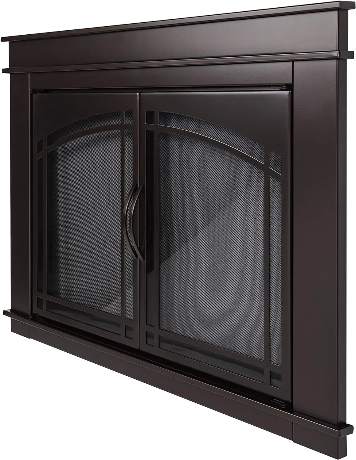 FN-5702 Fenwick Fireplace Glass Door, Oil Rubbed Bronze, Large 5