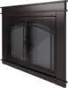 FN-5702 Fenwick Fireplace Glass Door, Oil Rubbed Bronze, Large 5