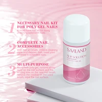 Saviland 120ml Solution antidérapante pour ongles en Poly Gel liquide Kit de Solution de Gel antiadhésif pour débutants Extension d'ongles Gel Nail Art 5