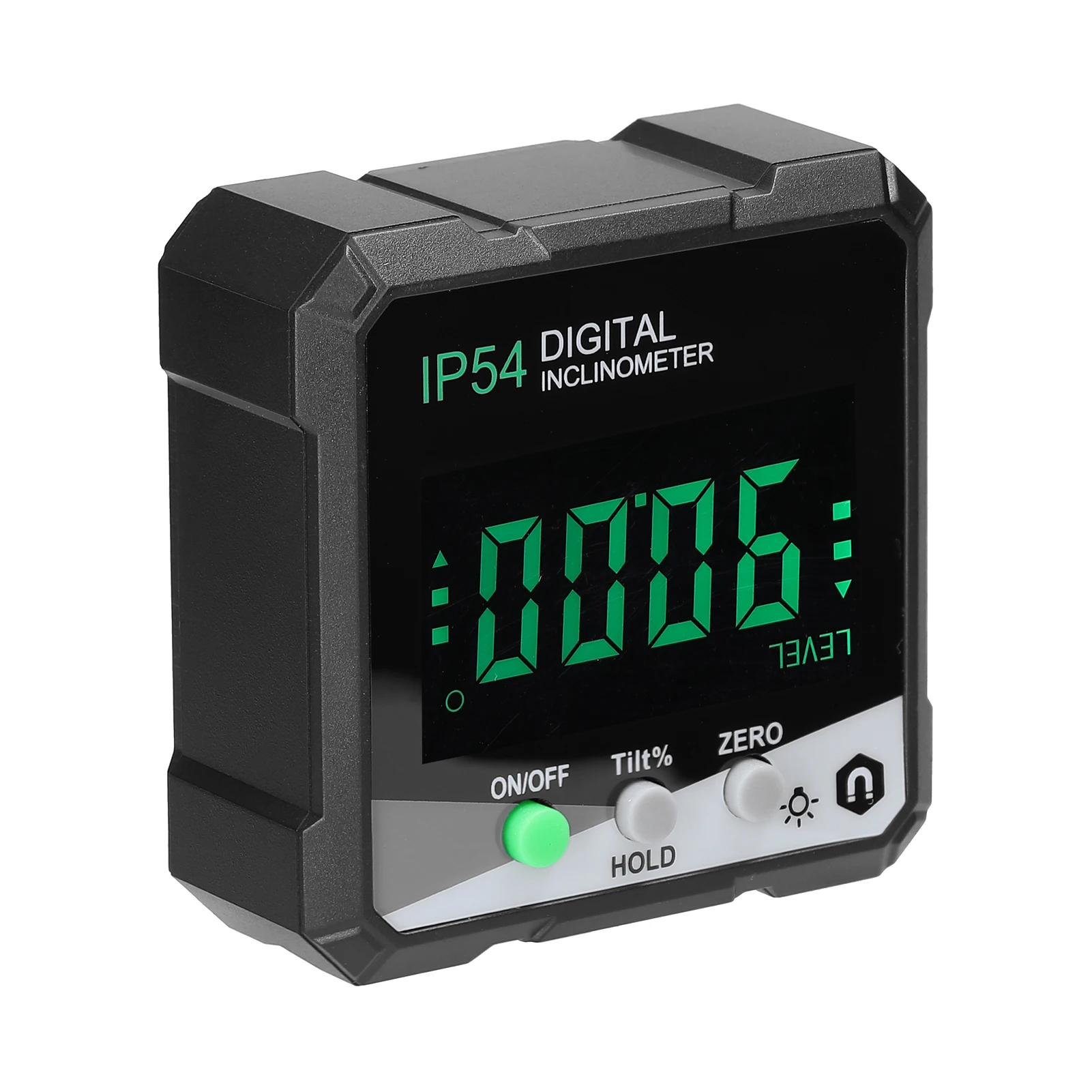 4*90&deg; Digital Inclinometer LCD Backlight Digital Protractor Slope Meter Angle Ruler Single-side Magnetic Protractor