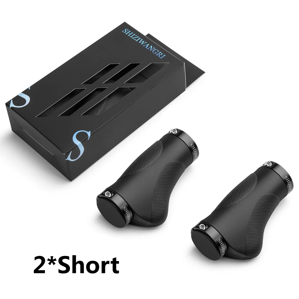 SHIZIWANGRI Fahrradlenker, ergonomische Griffe, TPR-Gummi, bequem für Fahrräder mit variabler Geschwindigkeit, Radfahren, Lenkerabdeckung – Detail 11