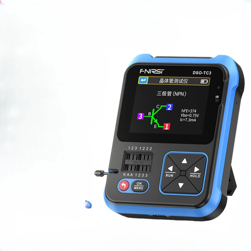 

3-in-1 multifunction oscilloscope handheld small transistor detection signal generator