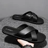 New Slippers Men's Summer Casual Shoes for Men Outdoor Comfortable Soft Sole Slides Beach Sandals Size 39-46 Dropshipping 1