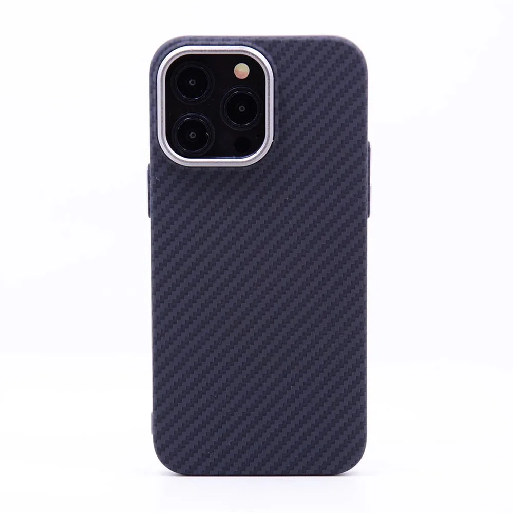 thumbnail image 1 of Matte Karbon Back Case For iPhone 15 14 13 12 Pro Max Patterned cloud Hard pc+Metal Back Case Slim Cover For Magsafe Case, 1 of 5