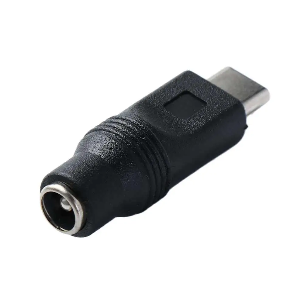 Plug Adapter 1PC DC Power Adapter Converter 5.5x2.1mm Female Jack to USB Type C Male Connector