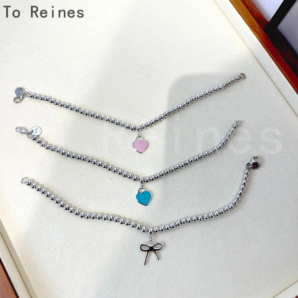 

To Reines 2024 Fashion Designer Brand Enamelled Love Beads Bracelet Women Luxury High Quality Pulseras Jewelry Party Gift