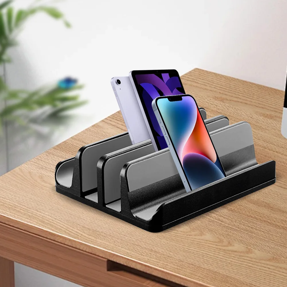 수직형 노트북 스탠드 조절 가능한 데스크 노트북 홀더 맥북/델/HP/서피스용 범용 노트북 도킹 스테이션 스탠드