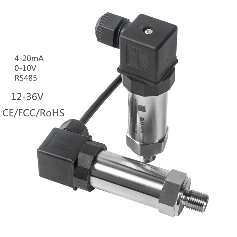

Pressure Transmitter Hydraulic Digital 4 20ma 0-10V Water Gas Oil Liquid Pressure Sensor G1/4" 12-36V 0-1bar 10bar 60bar