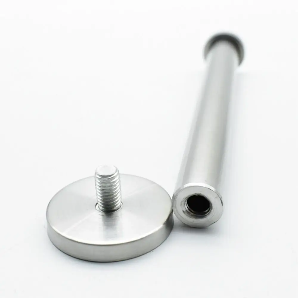 Description Picture 5 of item1Pcs Stainless Steel Single Clothes Hook with Screw Cylindrical Hat Towel Rack Wall Punching Hook Bathroom Hardware Accessories