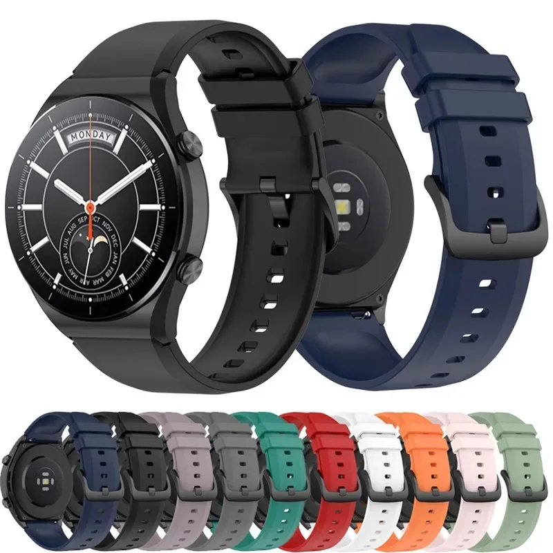 Cinturino In Silicone Per Xiaomi Watch S1 Smart Watch Bracciali Per Xiaomi Watch Color/Watch Gt2 46Mm/Mibro Watch Correa Wristband
