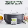 Essential Smart Electric 6QT Skillet Pot, Presets to Sear Saute Stir-Fry and Cook Rice, Healthy Ceramic Nonstick and Dishwasher 2