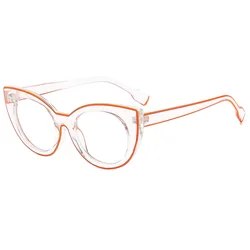 Chic Women's Anti Blue Light Reading Eyewear +3.5 - +400 (Orange)