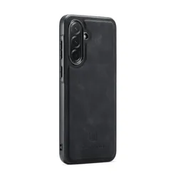 DG.Ming Luxury Leather Protective Phone Case - Shockproof Hard Shell Back Cover - Galaxy A54 (Black)
