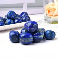 Pierres naturelles Lapis Lazuli, cristaux de guérison de qualité supérieure, quartz, énergie minérale, ensemble de pierres précieuses pour Aquarium, Lot, vente en gros 5