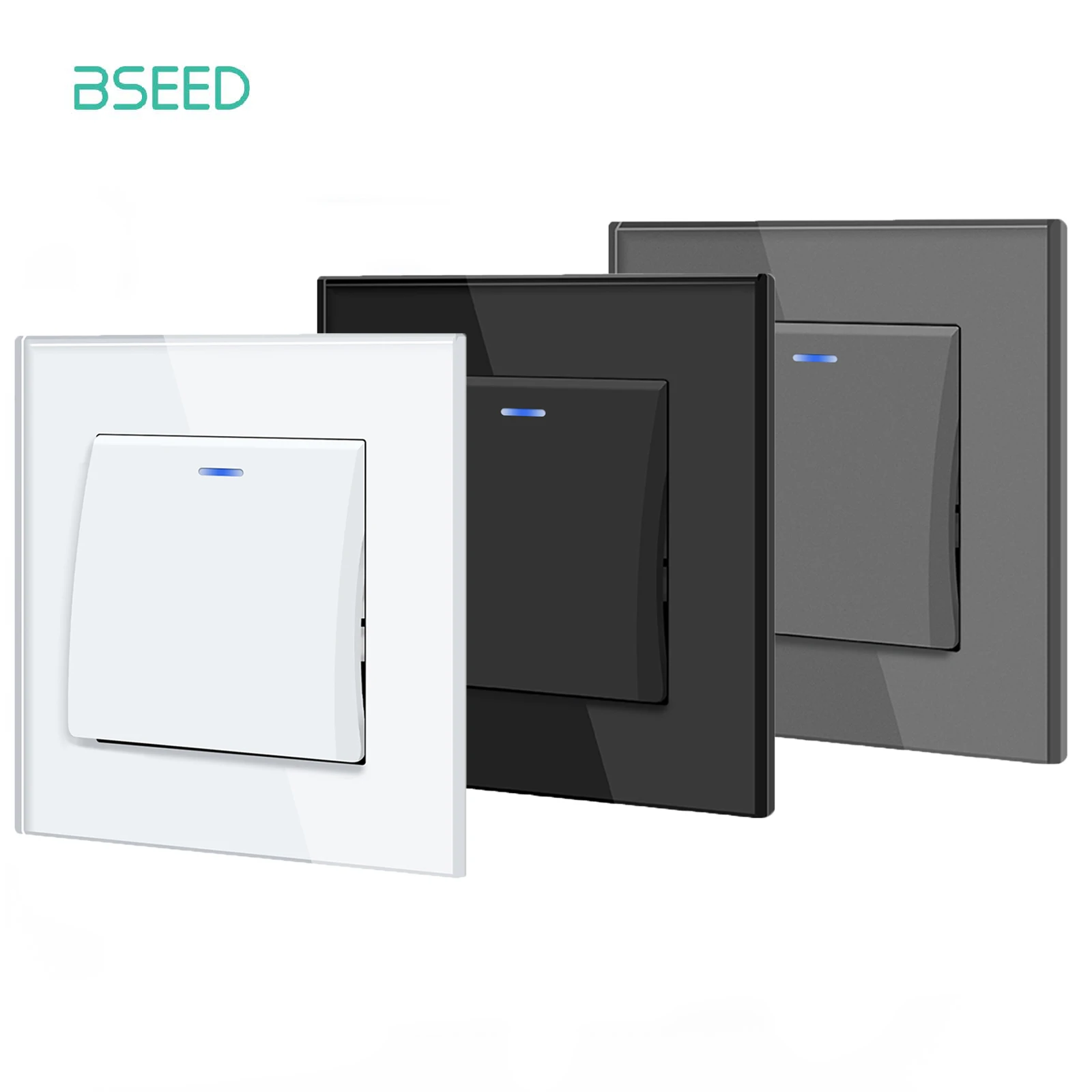 BSEED-EU-Standard-Wall-Light-Switch-1-2Gang-1Way-Toggle-Switch-Glass ...