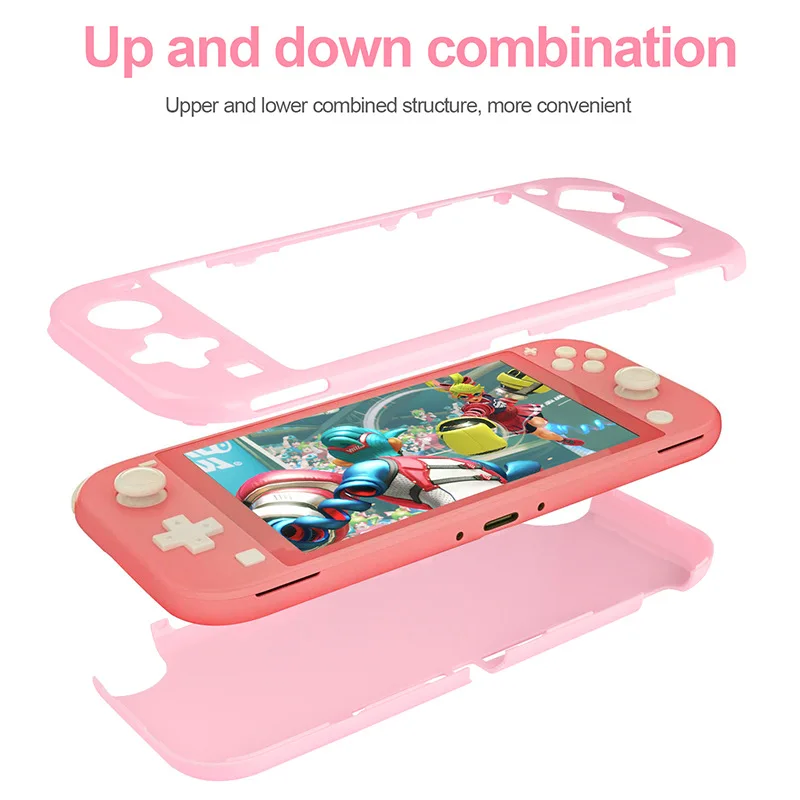 Switch Lite Crystal Clear Protective Case - Durable All-Around Hard Shell