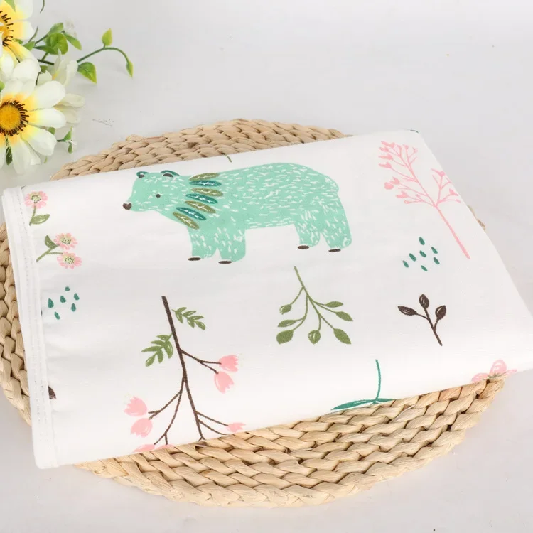 70cmx50cm Baby Waterproof Diaper Changing Urine Absorbent Mat Baby Nappy Changing Pad Soft Reusable Washable Mattress Pad Boys