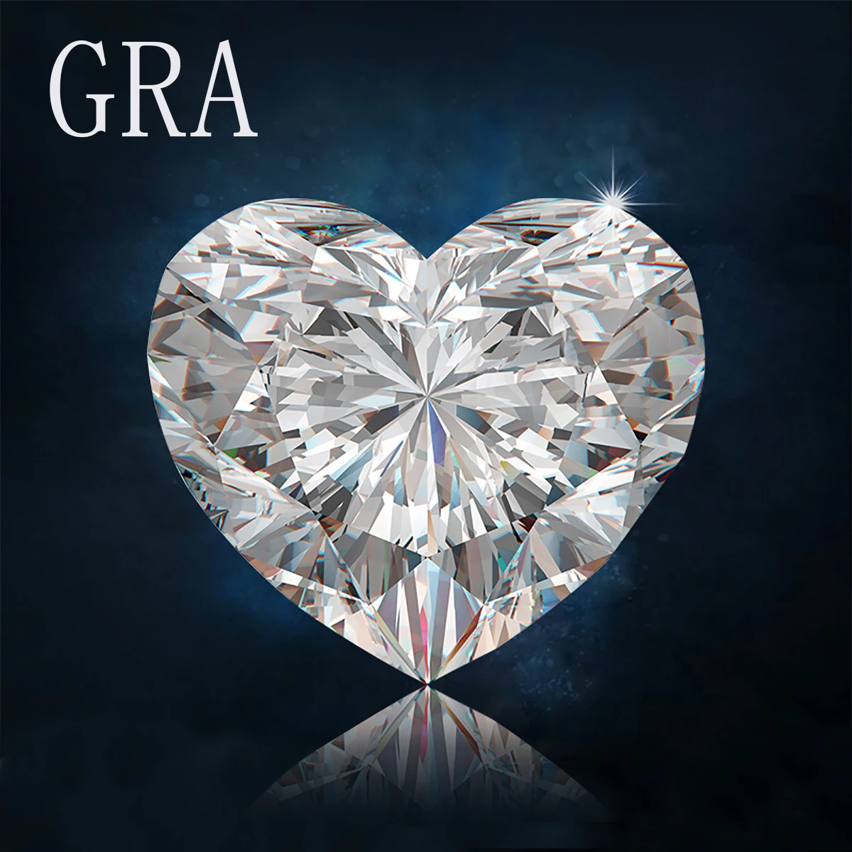 Szjinao D Color Moissanite Heart Stones Pietre Preziose Sciolte Con Certificato Creazione Di Gioielli Beads Pass Diamond Tester Moissanita Gem
