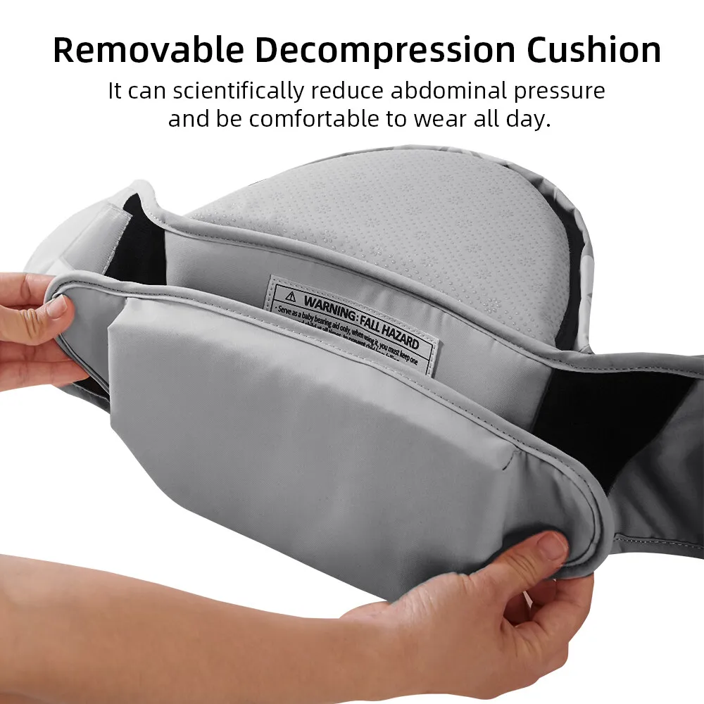 Sunveno Convinient Ergonomic Baby Carrier Infant Hip Seat Toddler Waist Seat Stool Carrier Baby Carrier Adjustable Comfortable 2