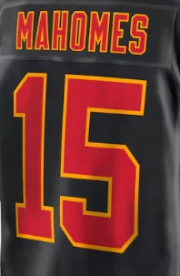 thumbnail image 1 of Camisetas de fútbol de la famosa marca Kansas con bordados para hombres, mujeres y jóvenes personalizados #87 KELCE #15 MAHOMES #10 PACHECO, 1 of 4