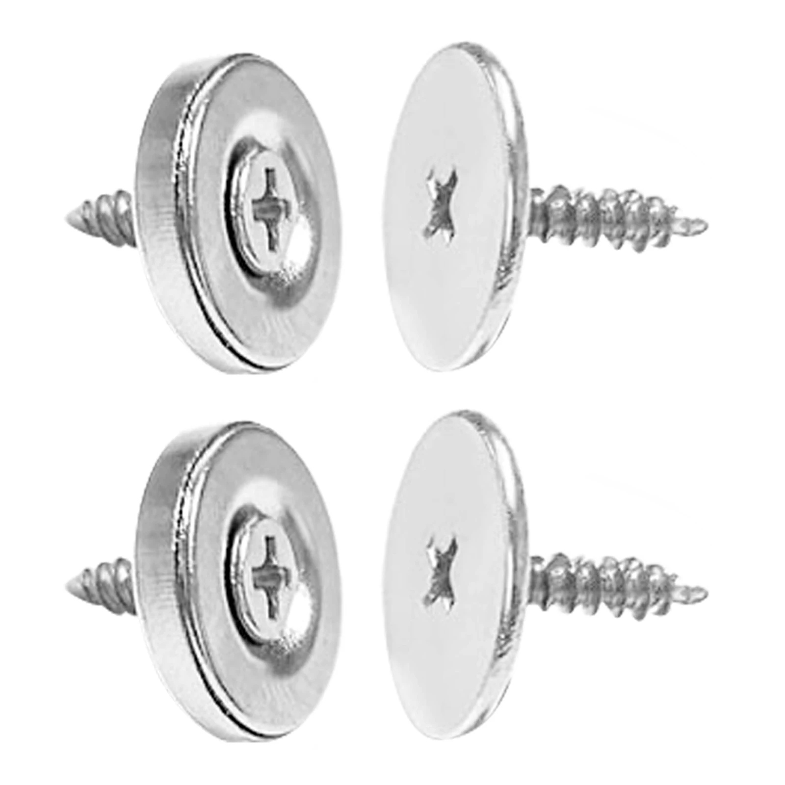 Magnetic Latch w/screw Cabinet Sliding Door Suction Closures Absorption Metal Anti-rust Wardrobe Drawer Round Bumper Beads 4sets magnetic cabinet catches door catches magnetic cabinet latches cabinet door latch