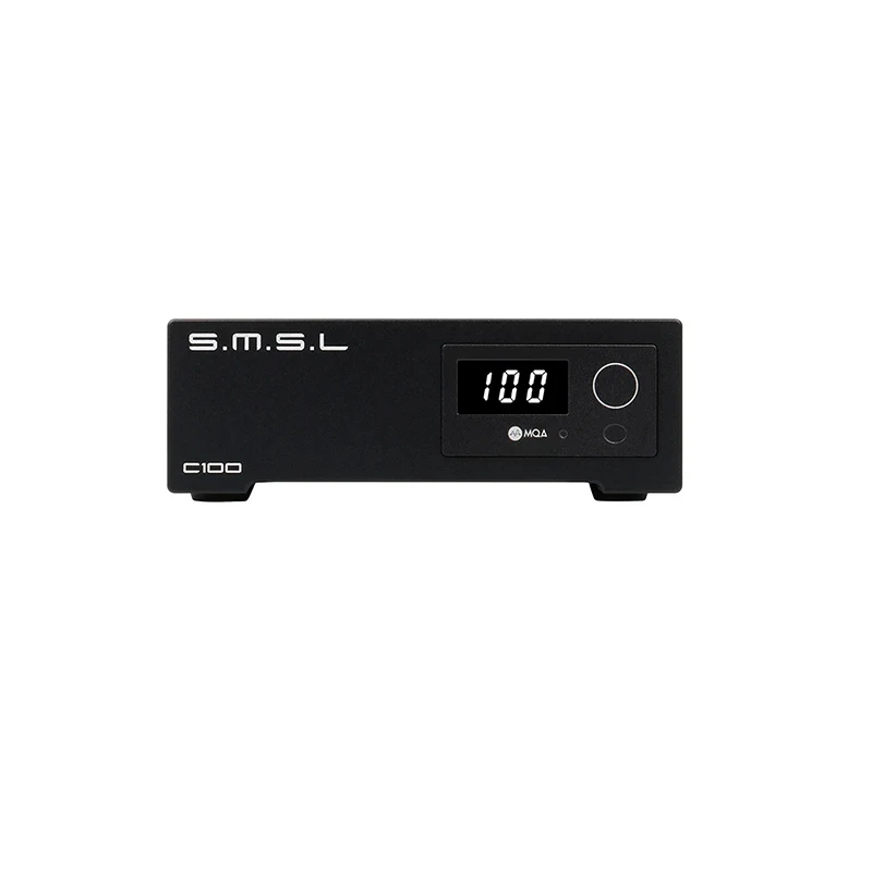 SMSL C100 USB MQA DAC AK4493S XMOS XU316 DSD512 32Bit 768KHZ CK-03 Clock Optical Coaxial Bluetooth Decoder with Remote Control