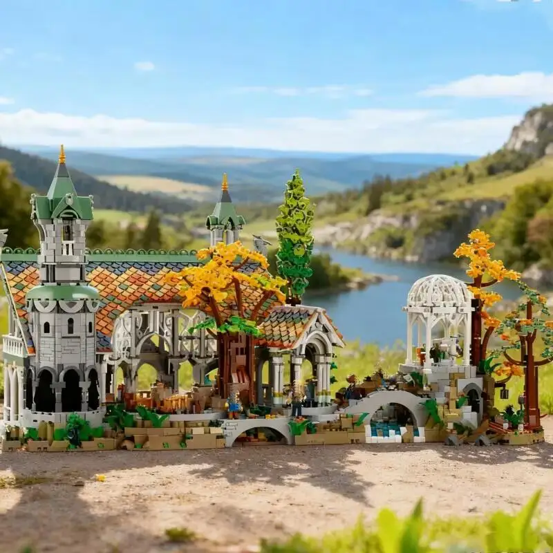 2026 새로운 품질 6167PCS 스트리트 뷰의 필름 시리즈 어린이를 위한 데스크탑 장식 모델 스타일 선물 호환 가능 10316