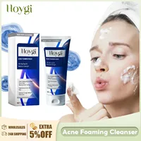 Facial Cleanser Anti Acne Oil Control Blackhead Remover Shrink Pores Deep Cleansing Acne Treatment Moisturizing Face Wash 100g 1