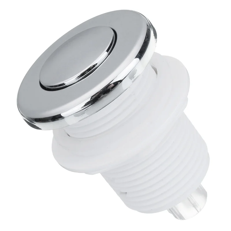 Description Picture 3 of item32mm Air Switch On Off Push Button 1m air hose For Bathtub Spa Garbage Whirlpool Pneumatic Micro Switch Toggle Home Kit