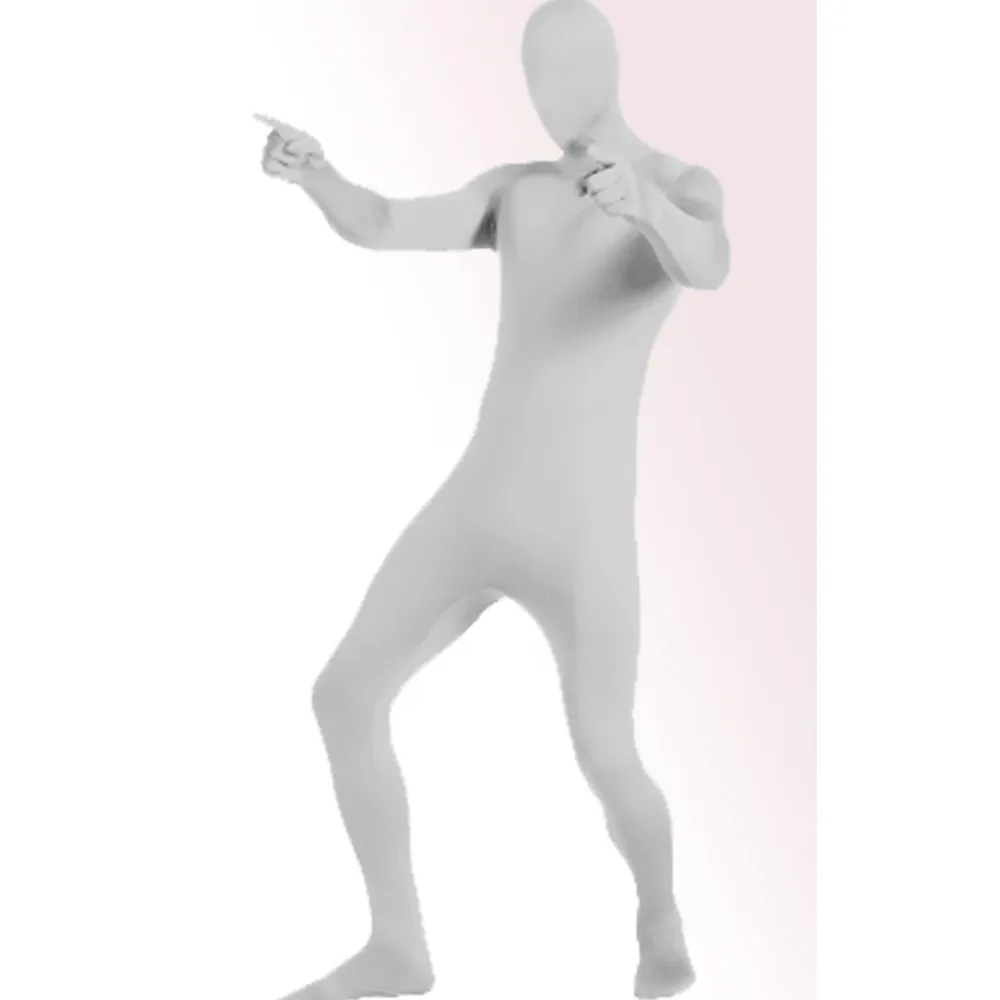 thumbnail image 1 of Disfraz de Zentai de cuerpo entero para adultos y niños, traje negro de licra, mono ajustado para Halloween, para hombres y mujeres, 1 of 5