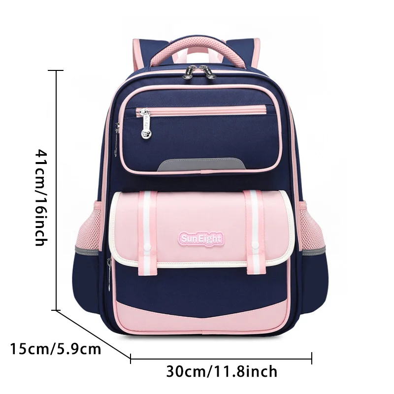 NEW 2024 High Quality Orthopedic Back Primary Girl Shcool Bags Kid Book Bag Teenage Backpacks Waterproof Satchel 2
