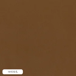 Premium Nappa Pattern Leather Fabric PVC - Smooth Black Red, 1.6m Width for Upholstery, Decoration, and DIY Sewing Projects (3  dark brown)