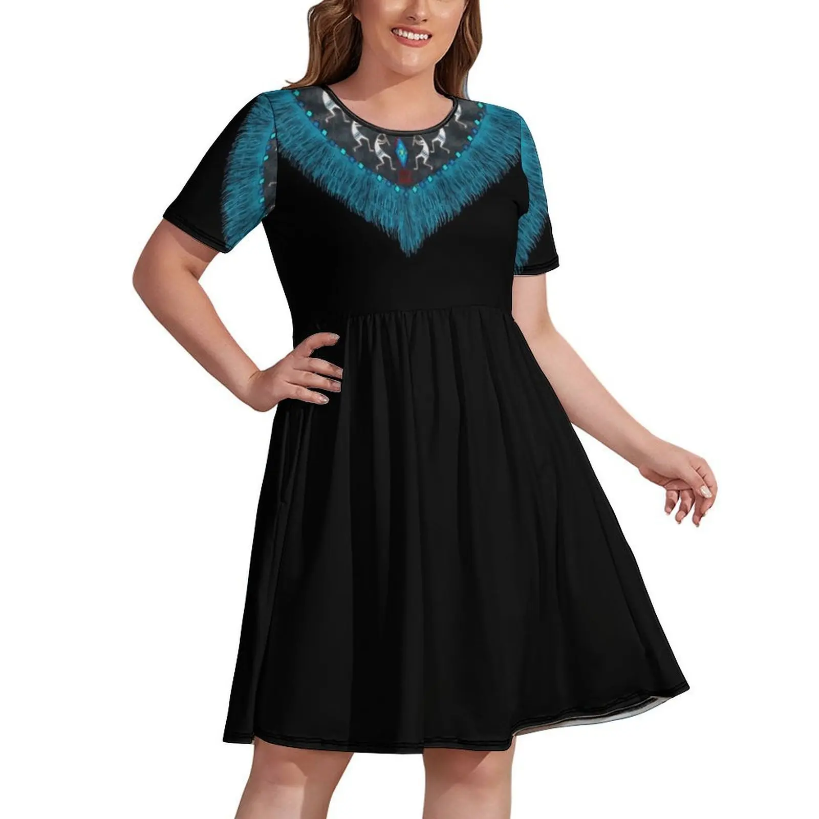 

Indian Neck Shaw Dress women's summer dresses 2024 dress party night sexy dress women's evening dresses