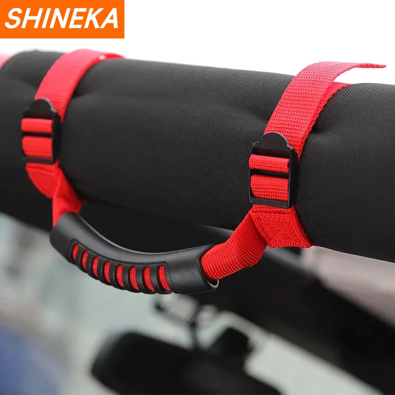 4x4WD Armrest Top Grab Handles Grip Bar Pulling Tab Roll Bar Mount car door assist handle for Jeep Wrangler CJ TJ JK JL Sports Sahara Rubicon