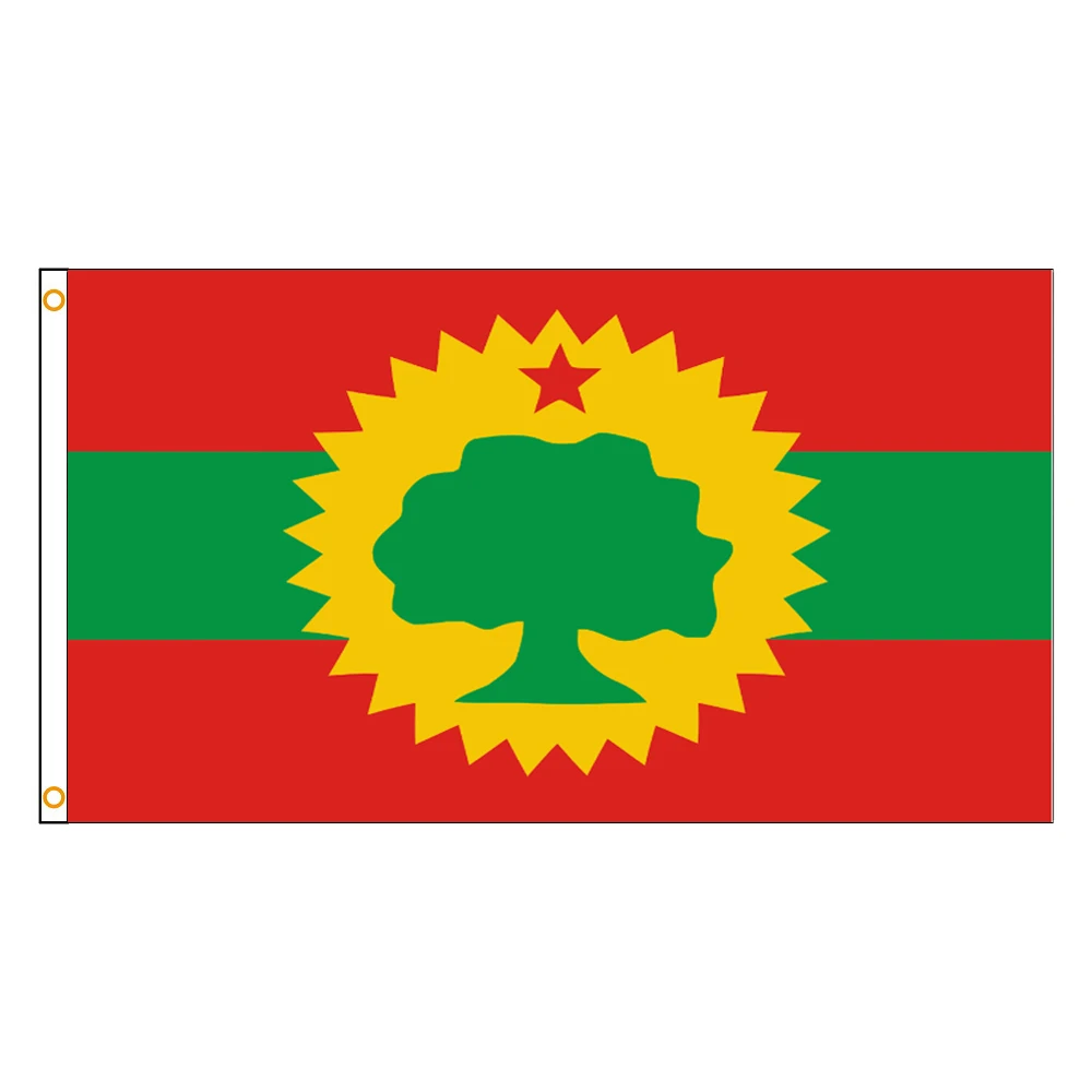 

Флаг Nlbflag 90x150 см, эфиопийский флаг Oromo